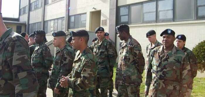 Standing around before we stand around